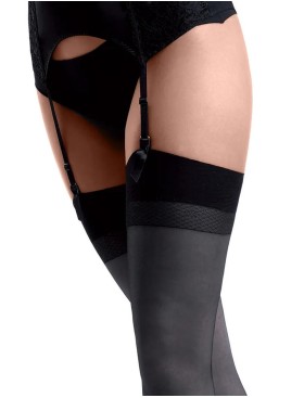 Чулки под пояс Silca CA1109 CALZA CHIC 15 den nero, Цвет: черный, Размеры: 2