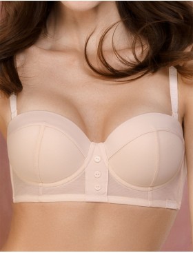 Бюстье с пуш-ап Amelie MARGO 2117 пудра, Цвет: пудра, Размеры: 80C
