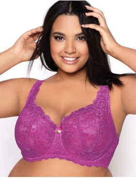 Бюстгальтер балконет кружевной MAT CARMELA magenta M-053-22, Цвет: фиолетовый, Размеры: 70I, изображение 5