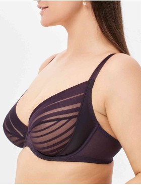 Бюстгальтер-минимайзер мягкий Milavitsa 127630 джем/нюд, Цвет: джем/нюд, Размеры: 75E, изображение 3