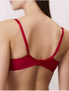 Бюстгальтер балконет мягкий Milavitsa 127640 рубин/нюд, Цвет: рубин/нюд, Размеры: 85D, изображение 2