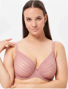 Бюстгальтер с формованной чашкой Milavitsa 127650 камелия/нюд, Цвет: камелия/нюд, Размеры: 75D, изображение 3