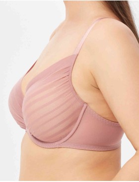 Бюстгальтер с формованной чашкой Milavitsa 127650 камелия/нюд, Цвет: камелия/нюд, Размеры: 75D, изображение 4
