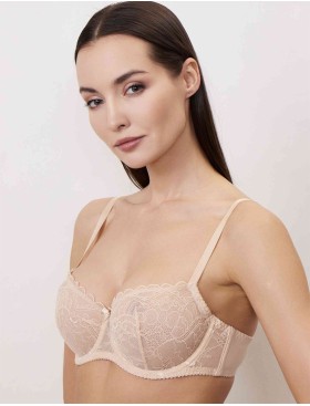Мягкий кружевной бюстгальтер Milavitsa 129000 нюд, Цвет: нюд, Размеры: 75G, изображение 4