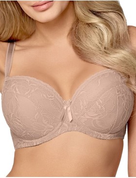 Бюстгальтер балконет Nipplex TATIANA U мокка, Цвет: мокка, Размеры: 85F