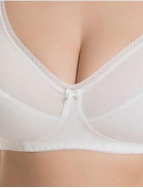 Бюстгальтер бескаркасный хлопковый Valmira 1103 белый, Цвет: белый, Размеры: 80A, изображение 5