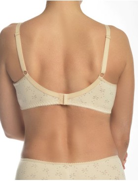 Бюстгальтер бескаркасный хлопковый Valmira 1103 бежевый, Цвет: бежевый, Размеры: 90D, изображение 2