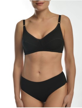 Трусы слипы хлопковые Valmira 2923 черный, Цвет: черный, Размеры: S, изображение 3