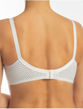 Хлопковый бюстгальтер для кормления Valmira 1123/C белый в крапинку, Цвет: белый в крапинку, Размеры: 85B, изображение 2