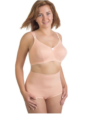 Хлопковый бюстгальтер для кормления Valmira 1131/C нектар персика в крапинку, Цвет: нектар персика в кра, Размеры: 75H, изображение 3