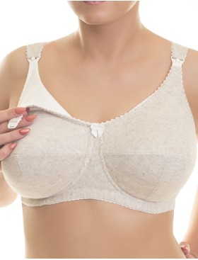 Льняной бюстгальтер для кормления Valmira 1131/L, Цвет: лен, Размеры: 100H