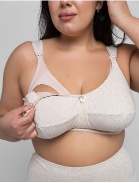 Льняной бюстгальтер для кормления Valmira 1131/L, Цвет: лен, Размеры: 100H, изображение 3