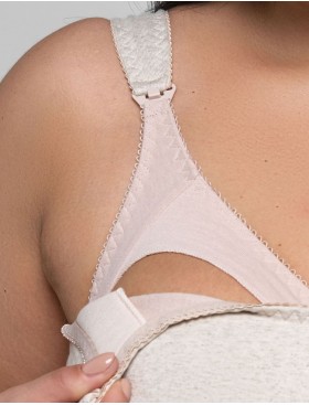 Льняной бюстгальтер для кормления Valmira 1131/L, Цвет: лен, Размеры: 100H, изображение 4