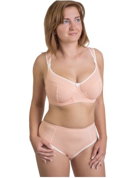 Бюстгальтер для кормления хлопковый Valmira 1132/C нектар персика в крапинку, Цвет: нектар персика в кра, Размеры: 85M, изображение 7