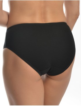 Трусы слипы хлопковые Valmira 2923 черный, Цвет: черный, Размеры: S, изображение 2