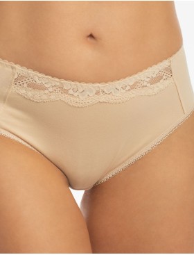 Трусы слипы хлопковые Valmira 2955/C бежевый, Цвет: бежевый, Размеры: M