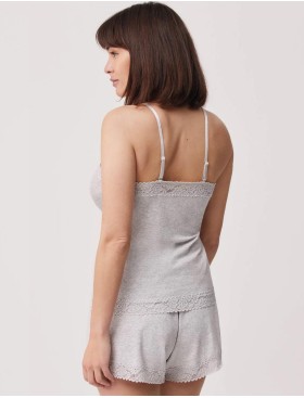 Женская пижама с шортами Ysabel Mora 10559 SET серый, Цвет: серый, Размеры: S, изображение 2
