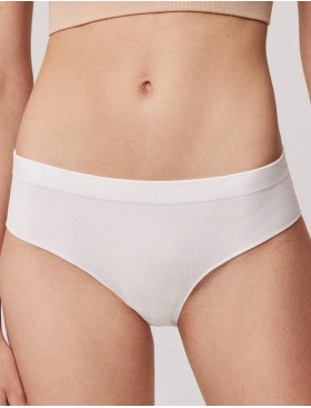 Бесшовные трусы слипы Ysabel Mora 19384 BASIC белый, Цвет: белый, Размеры: S