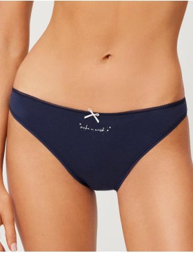 Трусы слип-мини 2 шт Ysabel Mora 19506 INTIMATES, Цвет: темно-синий+белый, Размеры: S