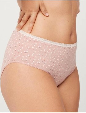 Набор высоких трусов слипов 2 шт Ysabel Mora 19518 INTIMATES, Цвет: пудровый+экрю, Размеры: 2XL