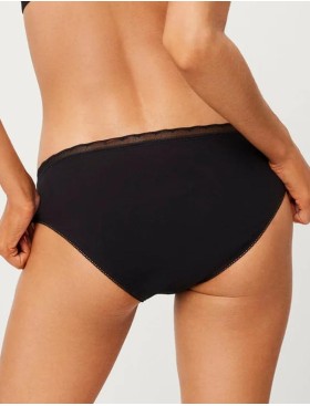 Хлопковые трусы слипы Ysabel Mora 19535 INTIMATES черный, Цвет: черный, Размеры: S, изображение 2