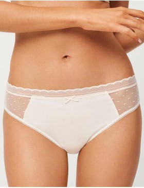 Хлопковые трусы слипы Ysabel Mora 19535 INTIMATES экрю, Цвет: экрю, Размеры: S