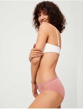 Хлопковые трусы слипы Ysabel Mora 19535 INTIMATES пыльная роза, Цвет: пыльная роза, Размеры: S, изображение 3