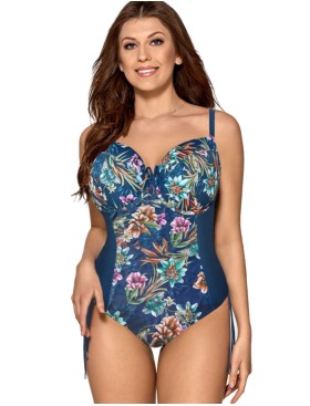 Закрытый купальник с уплотненной чашкой Ava SKJ31 U, Цвет: флора, Размеры: 75D, изображение 3