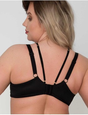 Мягкий бюстгальтер-топ Akcent A-118 черный, Цвет: черный, Размеры: 70L, изображение 2