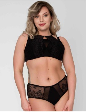 Мягкий бюстгальтер-топ Akcent A-118 черный, Цвет: черный, Размеры: 70L, изображение 3