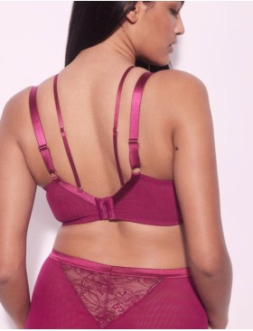 Бюстгальтер кружевной мягкий Alles CHIARA M фуксия, Цвет: фуксия, Размеры: 75H, изображение 2