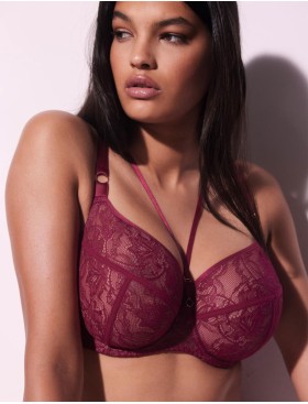 Бюстгальтер кружевной мягкий Alles CHIARA M фуксия, Цвет: фуксия, Размеры: 75H, изображение 3
