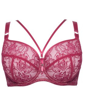 Бюстгальтер кружевной мягкий Alles CHIARA M фуксия, Цвет: фуксия, Размеры: 75H, изображение 10