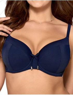 Верх купальника с уплотненной чашкой Ava SK13 U темно-синий, Цвет: темно-синий, Размеры: 90H