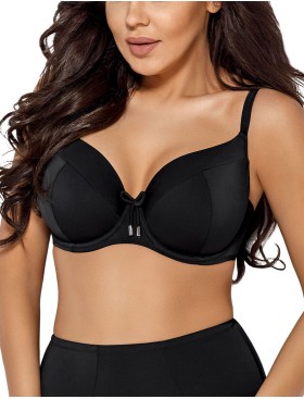 Верх купальника на поролоне Ava SK13 U черный, Цвет: черный, Размеры: 100C, изображение 2