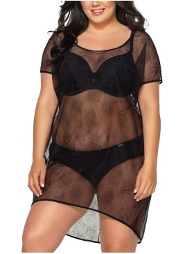 Платье пляжное Ava SP21 Black, Цвет: черный, Размеры: S/M