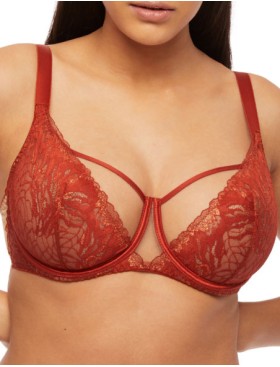 Мягкий кружевной бюстгальтер Kinga FIREBIRD 860-SC, Цвет: медный, Размеры: 65F