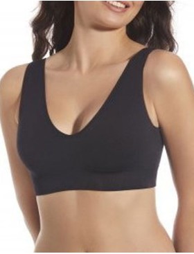 Бесшовный бюстгальтер без косточек Leilieve 6026 nero, Цвет: nero (черный), Размеры: 75B