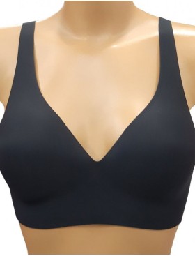 Бесшовный бюстгальтер без косточек Leilieve 6026 nero, Цвет: nero (черный), Размеры: 75B, изображение 2