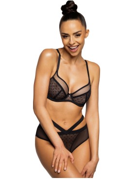 Трусики стринги MAT DOTSSY S-3714-4 czarny, Цвет: черный, Размеры: XL, изображение 3