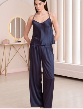 Костюм тройка из атласа и кружева Mia-Amore MISTY 7266 черника, Цвет: черника, Размеры: M, изображение 2