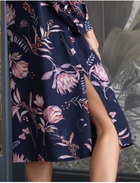 Платье-рубашка Mia-Amore NIGHT GARDEN 5197, Цвет: темно-синий, Размеры: M, изображение 5