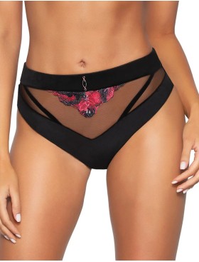 Трусики слипы Novika HERRERA figi, Цвет: черный, Размеры: S