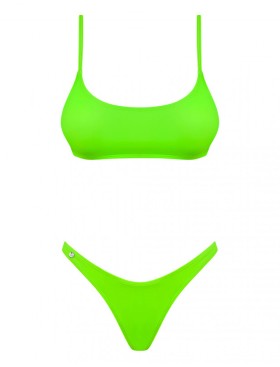 Открытый купальник Obsessive MEXICO BEACH BIKINI ACID GREEN, Цвет: желто-зеленый, Размеры: S, изображение 4