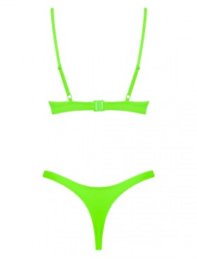 Открытый купальник Obsessive MEXICO BEACH BIKINI ACID GREEN, Цвет: желто-зеленый, Размеры: S, изображение 5