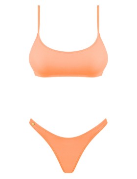 Открытый купальник Obsessive MEXICO BEACH BIKINI CORAL, Цвет: коралловый, Размеры: S, изображение 3