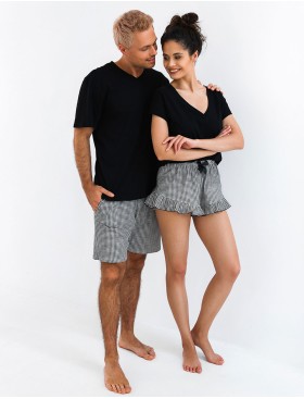 Мужская пижама с шортами Sensis MARCO, Цвет: черный, Размеры: M, изображение 3