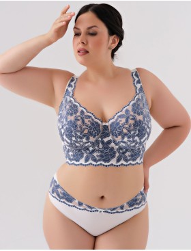 Бюстье для большой груди Valmira 1144 голубая ваниль, Цвет: голубая ваниль, Размеры: 75H, изображение 7