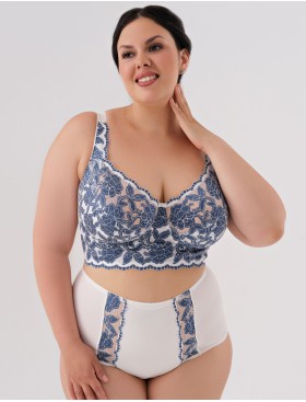 Бюстье для большой груди Valmira 1144 голубая ваниль, Цвет: голубая ваниль, Размеры: 75H, изображение 8