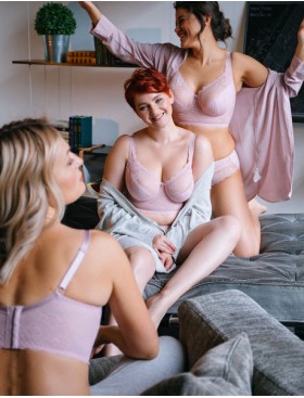 Бюстье для большой груди Valmira 1144 розовый зефир, Цвет: розовый зефир, Размеры: 90D, изображение 7